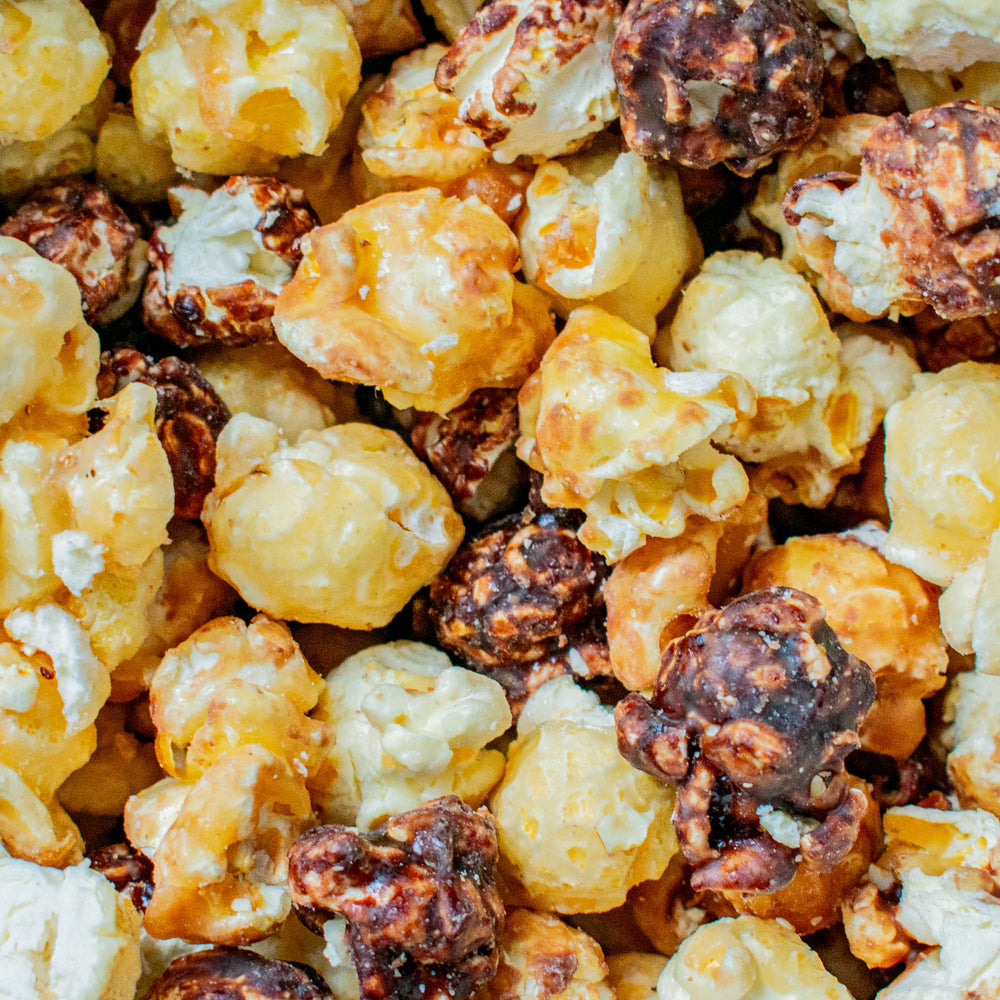 Chocolate Trio Popcorn Shed