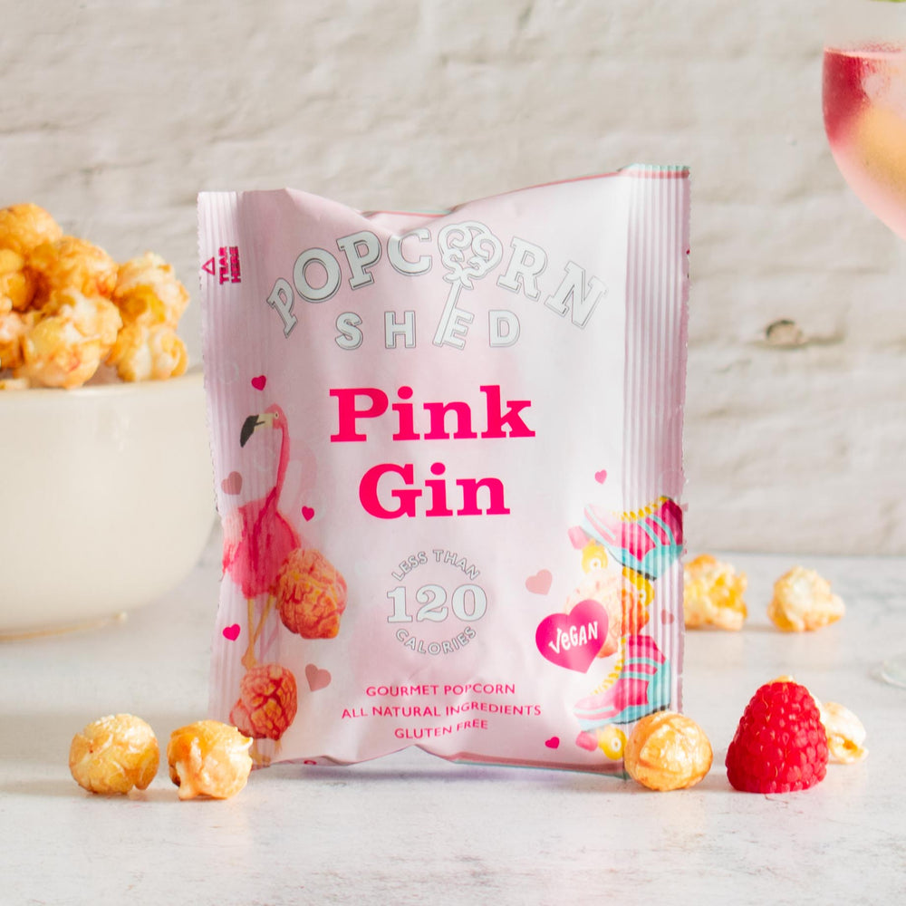 Pink Gin Popcorn Snack Pack