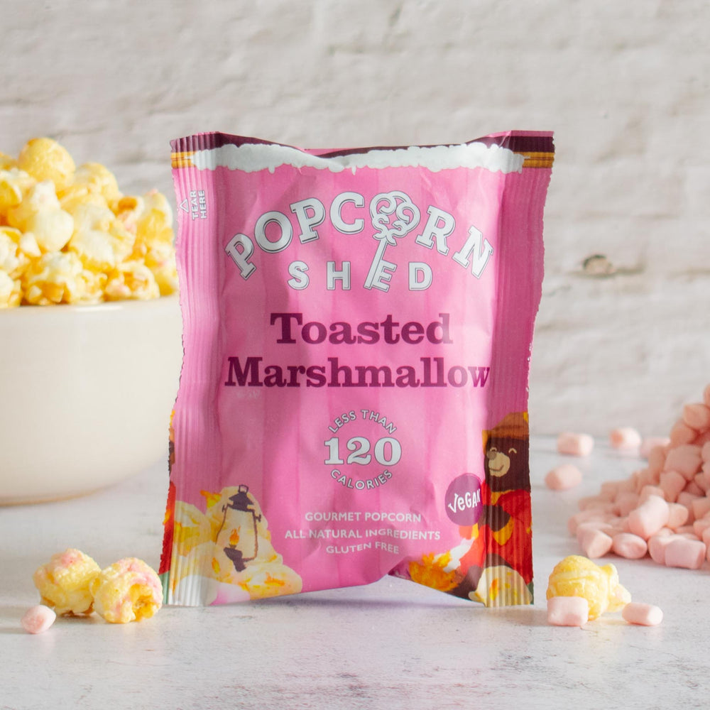Toasted Marshmallow Popcorn Snack Packs | 16 Pack