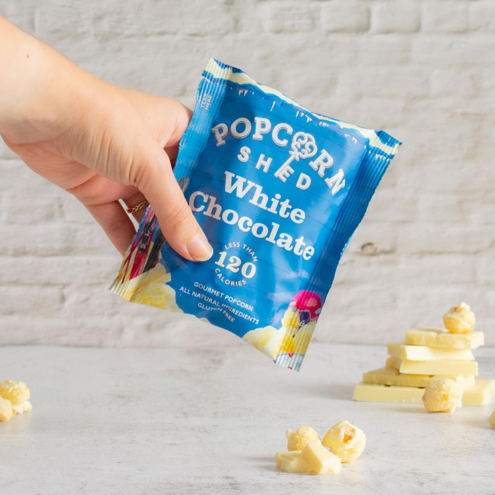 White Chocolate Popcorn Snack Packs | 16 Pack